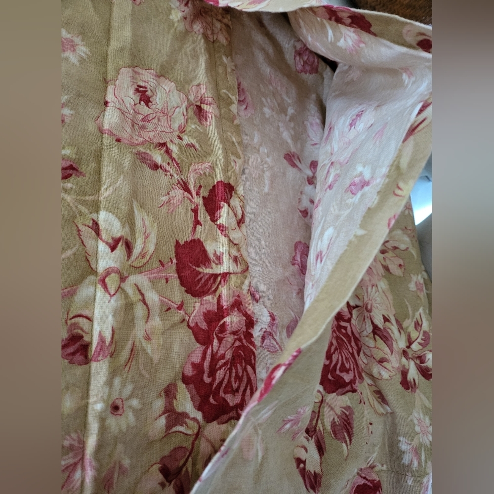 Pottery Barn set of 3 Manchester Rose euro square pillow sham vintage floral - Picture 6 of 7